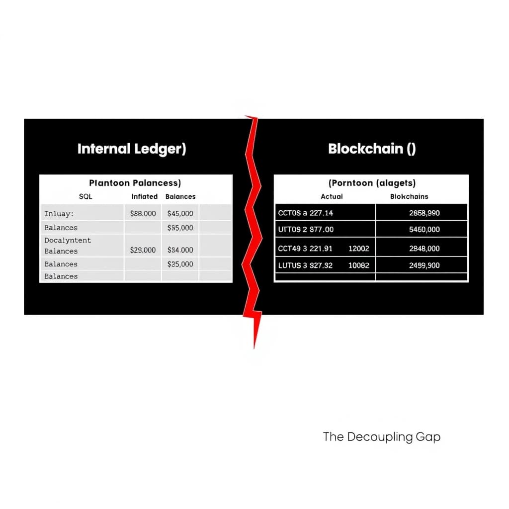 A split-screen diagram. Left side: 'Internal Ledge
