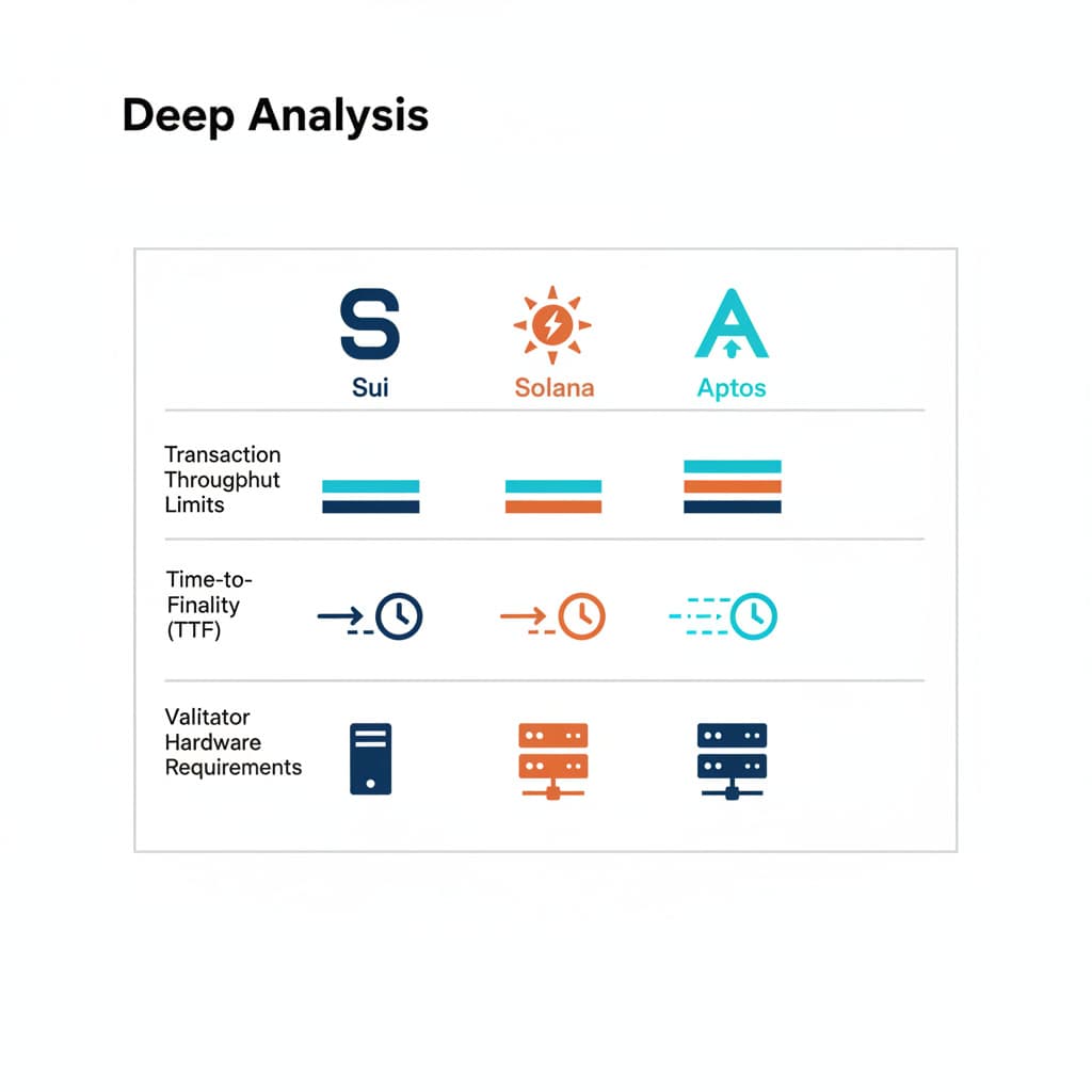 Sui vs Solana vs Aptos Architecture Comparison