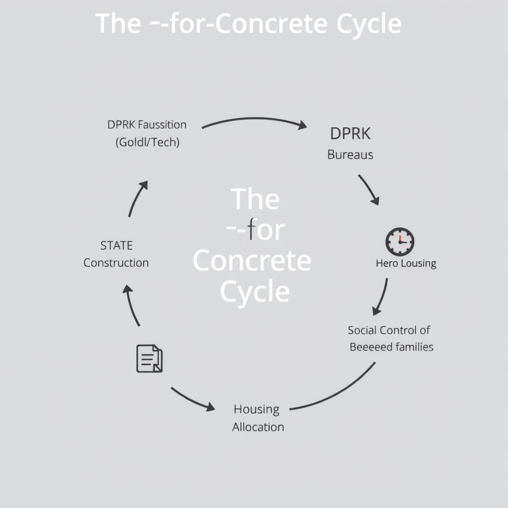 A circular flow diagram titled 'The Blood-for-Conc
