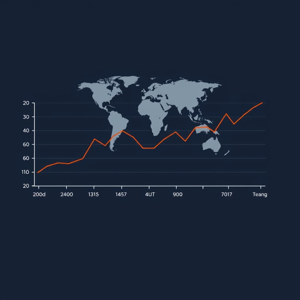 Dual-axis chart showing crude oil prices versus OFAC general license issuance timeline